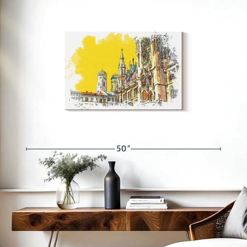 Munich Lilie, 20" H x 30" W