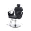 Fauteuil de barbier pour coiffeur, fauteuils inclinables et réglables en hauteur, rotation à 360 degrés, fauteuil de shampooing multifonction pour salon de coiffure (noir moderne)