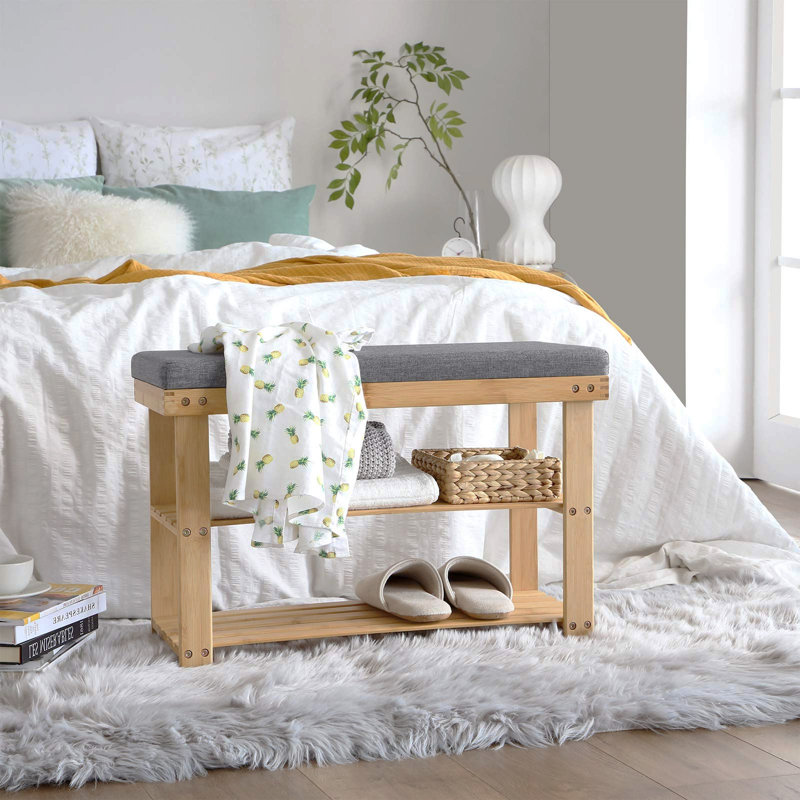 6 Pair Shoe Storage Bench