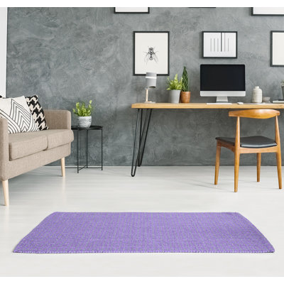Tapis de zone mauve napperon