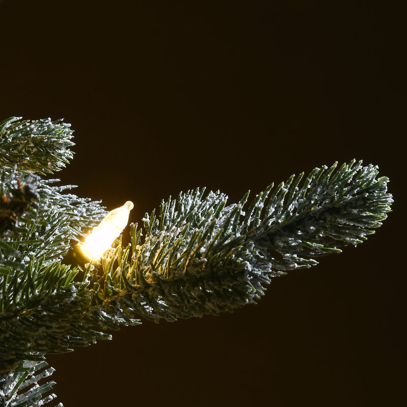 7.5 Ft. Snowy Morgan Spruce Tree With Dual Color® LED Lights