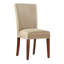 Chaise Parsons rembourrée beige Lancaster