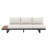 Outdoor Aluminum Patio Sofa with Cushions