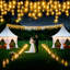 Indoor / Outdoor 400 - Bulb 1000 cm Solar Powered LED Cord String Light-1187218957