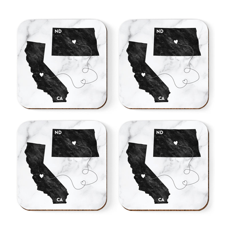 Coaster de Californie et Rhode Island, Californie / Dakota du Nord