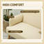 Herefordshire 2 Seater Sofa Small Sofa 21cm Thick Padding Wood Legs-1448691870
