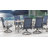 Outdoor 7-Piece Metal Patio Swivel Dining Set-1383027147