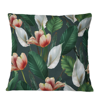 Floral Throw Pillow