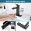 Robinet pour salle de bain à poignée simple avec drain-94241604