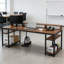 Bureau d'ordinateur pour deux personnes, bureau, bureau d'écriture
