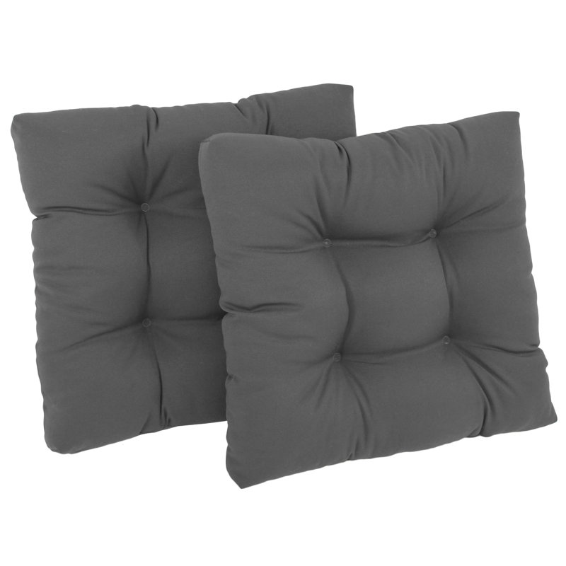 Outdoor 5'' Seat Cushion, Steel Gray