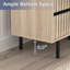 Commode 6 tiroirs Grille Style