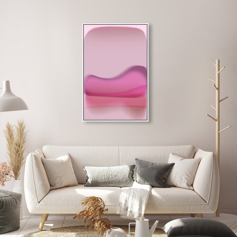 Dancing Lover II Print by Oliver Gal, 46"H x 31"W, White Floater Frame