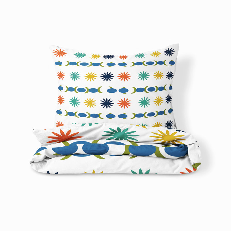 Abstract Duvet Cover, King Duvet Cover + 2 King Shams