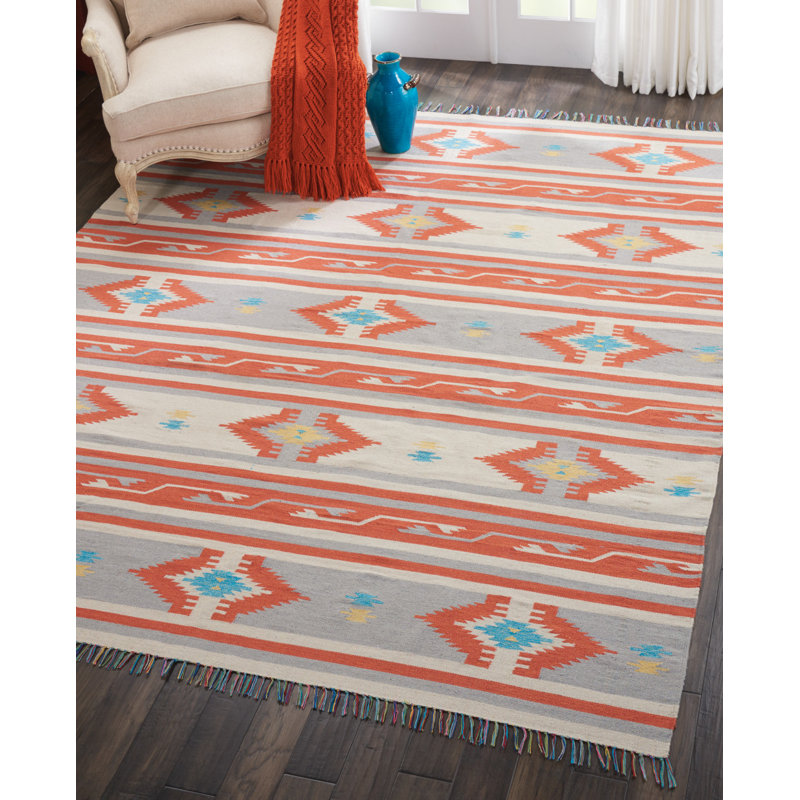 Clarkton Ikat Indoor Rug, Rectangle 8' x 10'