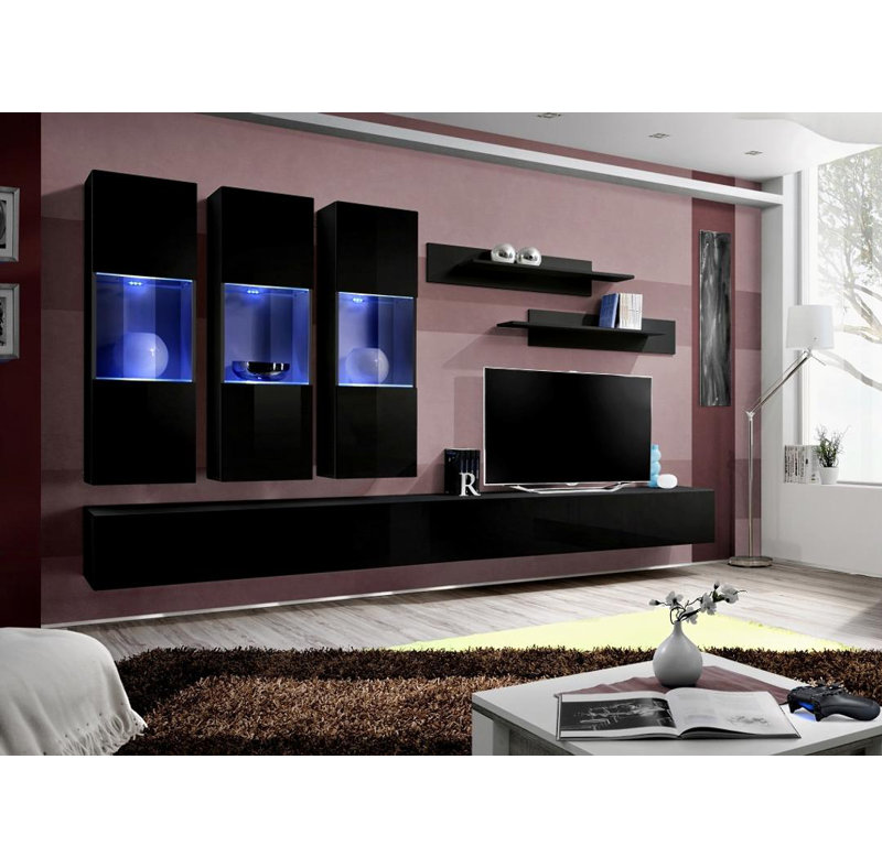 TV Stand for TVs up to 75", Black