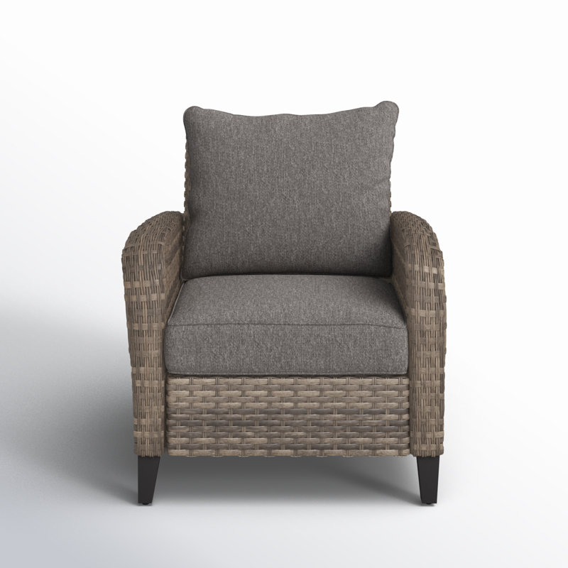Alixander Wicker Outdoor Lounge Chair