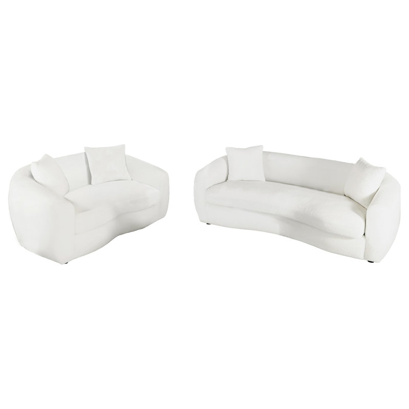 Wilson Natural 2-piece Upholstered Sofa Set