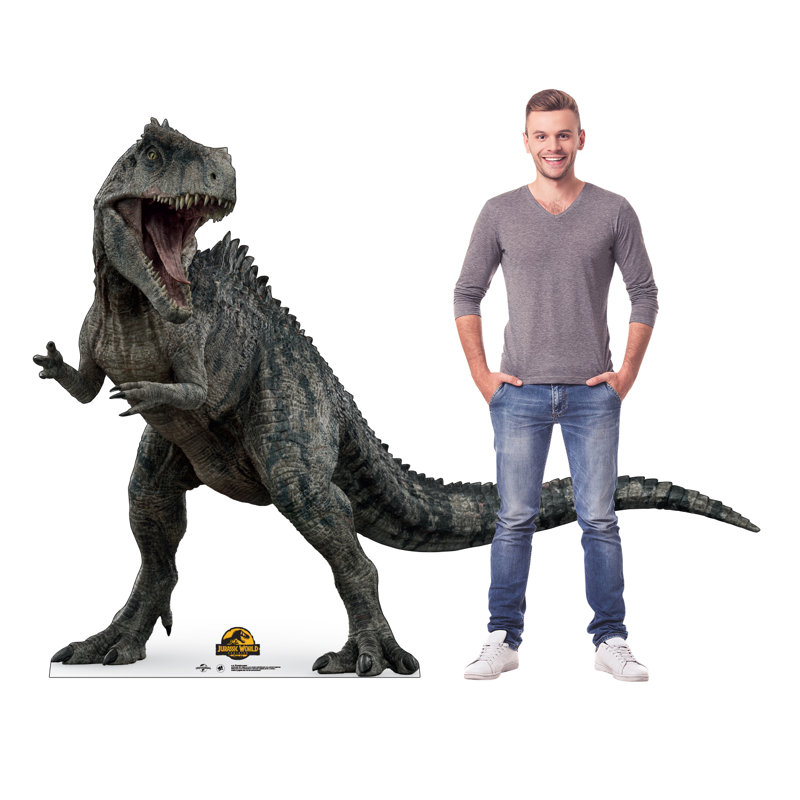 Life-Size Jurassic World Dominion Giganotosaurus Cardboard Standee