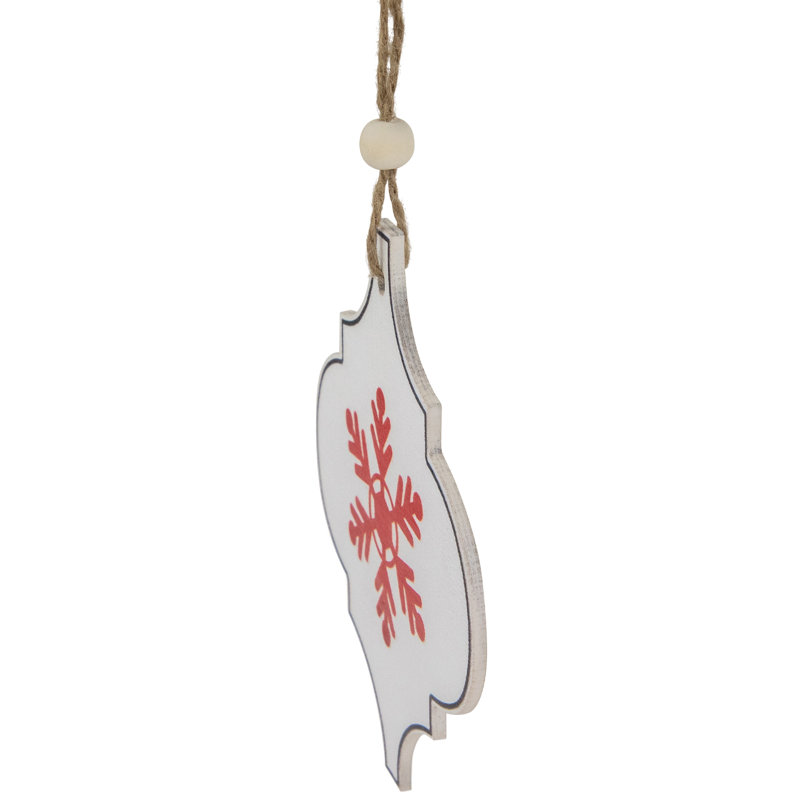 4.5'' Wood Holiday Shaped Ornament