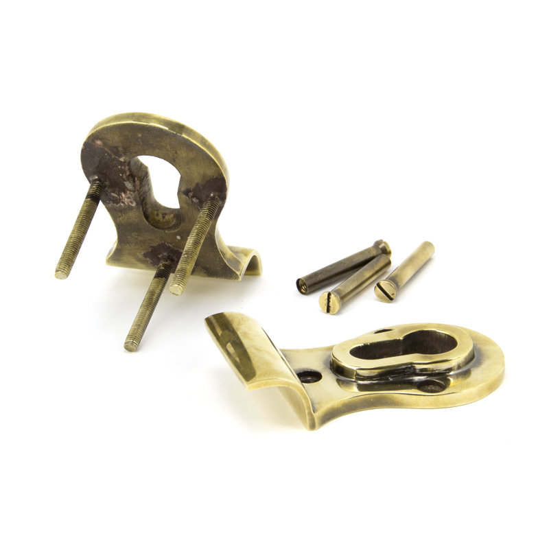 Euro Rosette, Aged Brass