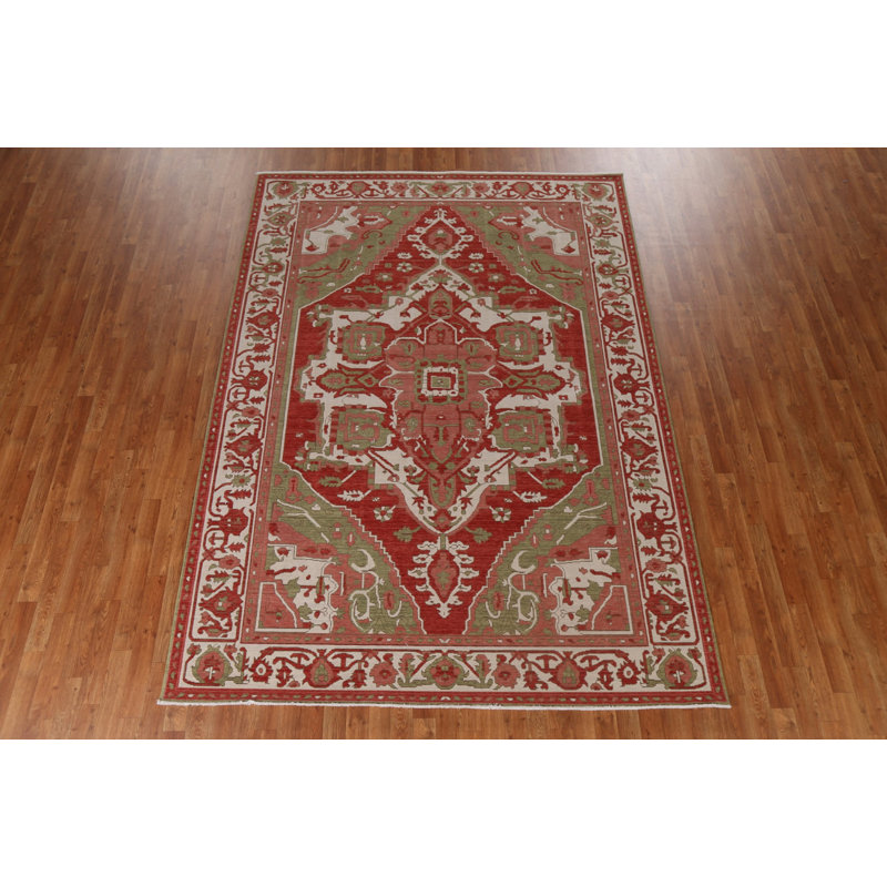 One-of-a-Kind 7'0" X 9'9" Wool Area Rug in Red