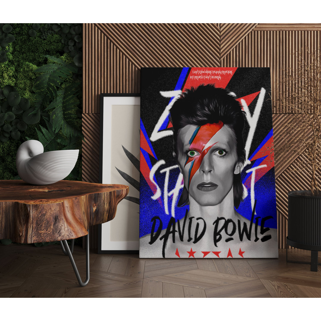 Pop Art - David Als Leinwandbild Art_0783