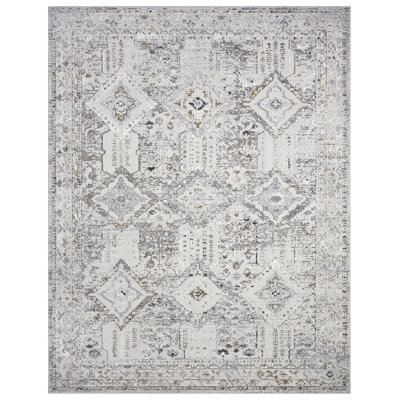 Bunnell Distressed Medallion Area Rug