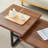 Perfectly Integrating Modern and Scandinavian Styles-Dark Walnut Double-Deck Coffee Table, Dimensions 47*23.5*18.