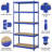 Lundys 5 Tiers Adjustable Metal Storage Shelving Heavy Duty Boltless Display-813148151