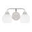Volnak 2-Light Bathroom Vanity Light in Brushed Nickel-340412830