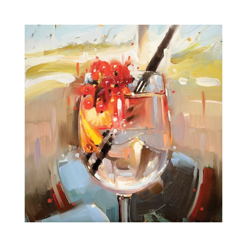 5 O'clock by Johnny Morant - Wrapped Canvas Painting, 30.48cm H x 30.48cm W x 1.905cm D