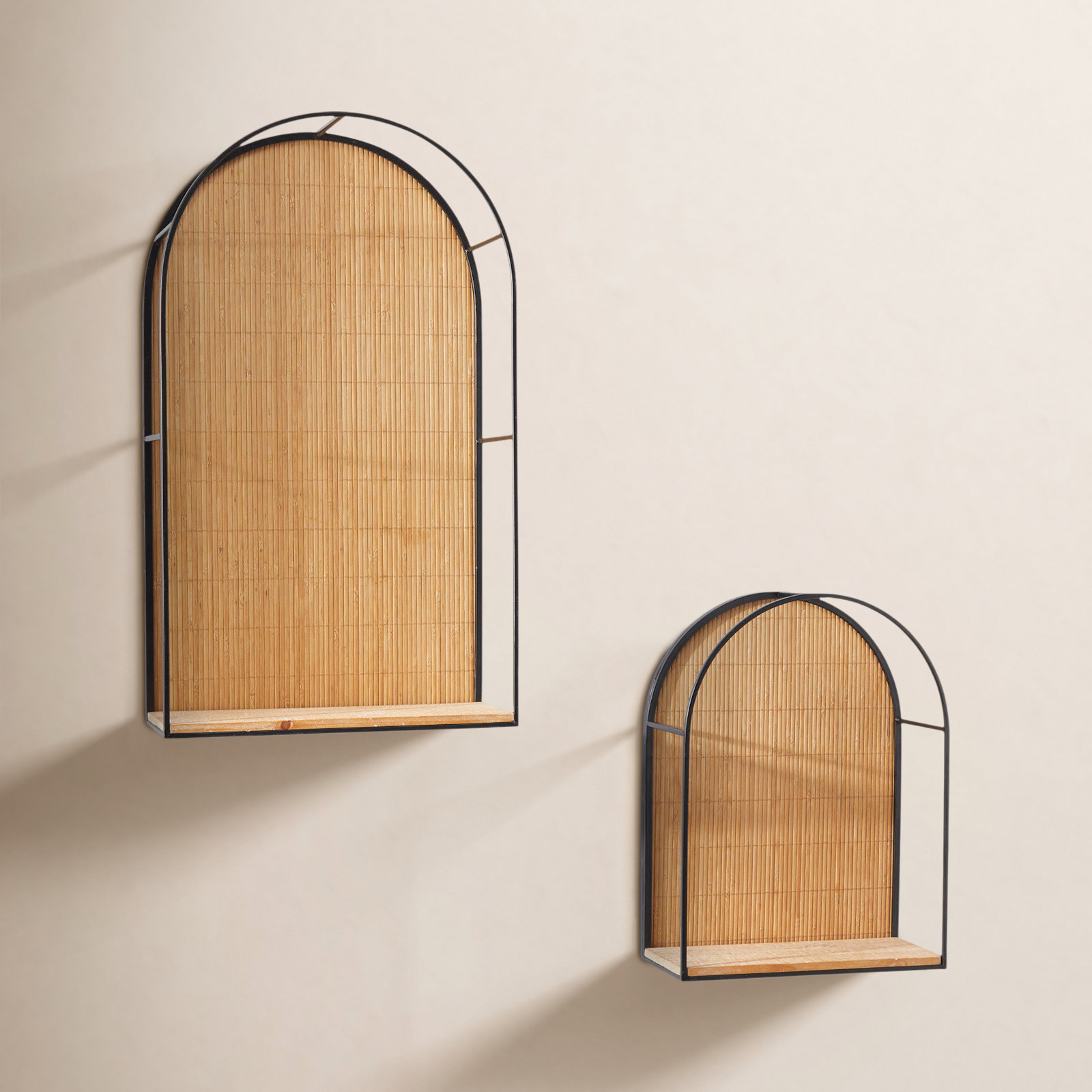 2 Piece Arch Accent Shelf