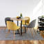 Micah Round Metal Base Dining Table