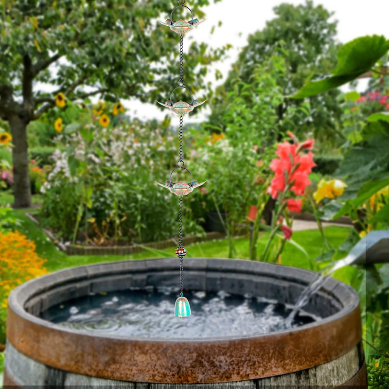 Chaîne de pluie 8,3 pi Lotus