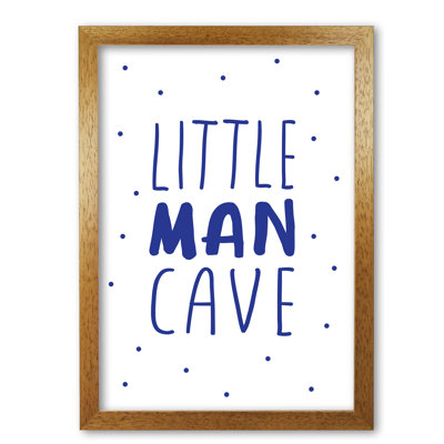 Little Man Cave Dots - Print
