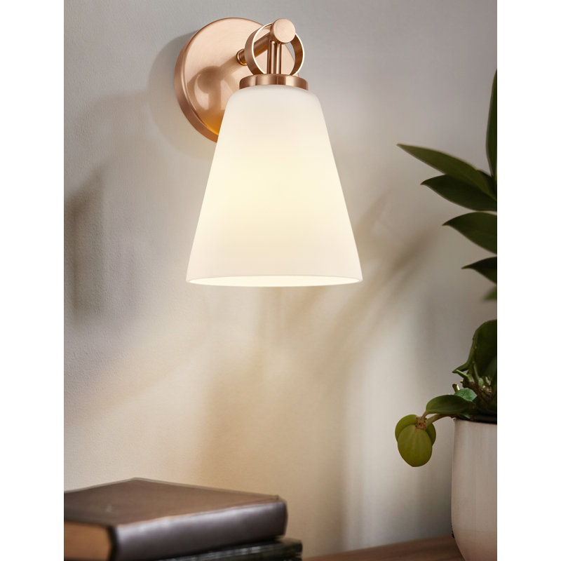 Fusion - Bolzano 1-Light Wall Sconce - Brushed Brass, Brushed Brass