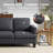 84'' Linen Upholstered 3 Seater Sofa-697895774