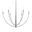 Lustre en nickel brossé à six lumières Jheni-127380295-130774067