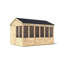Dunster House Potting Shed Apex Roof W8' x D12' (W2.4m x D3.6m) Overlord Modular