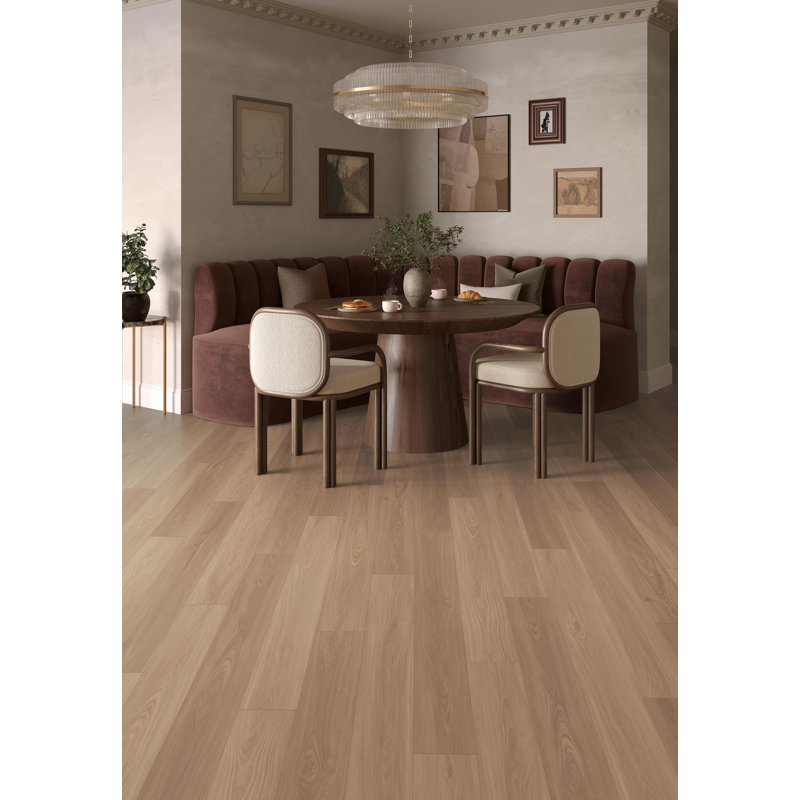 NEW ADURA®Flex with Microban® Noble Oak 7" x 60" x 2.5mm Luxury Vinyl Plank in Bark, Bark