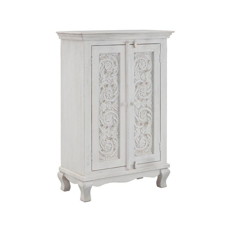 Granger Solid Wood Freestanding Linen Cabinet