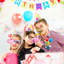 Super Mario Party Decorations Photo Props with Stick,32pcs Mario Photo Booth Props