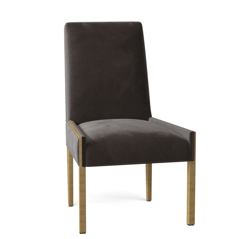 Libby Langdon Upholstered Side Chair, 9953 Mink, Almond Buff