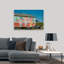 Vibrant Cowgirl Mural Colorful Modern Vibrant Urban Architecture Wall Art Print 1 Piece Wrapped Canvas Wall Art-416651573
