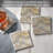 Agate Allure II 4-Pack Tumbled Tile Stone Coasters