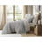Premium Linen Bedding Sets Full Queen, Modern Gray For Home