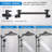 Balck Shower Heads High Pressure With Handheld Spray Combo 8'' Head System
