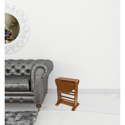 Lahziri Solid Wood End Table