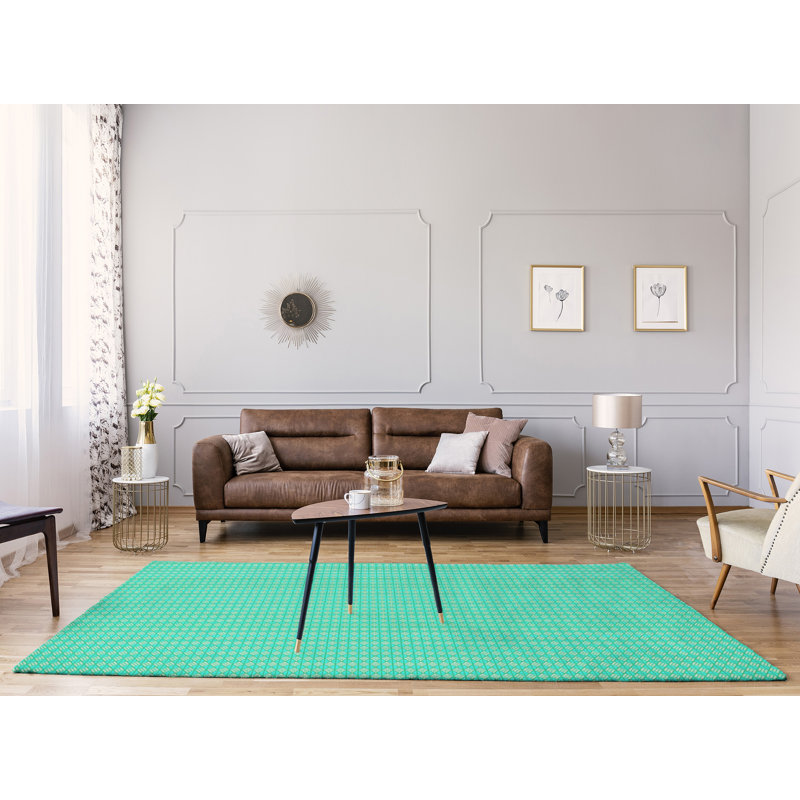 Chenille Geometric Indoor Rug, Rectangle 9' x 12'